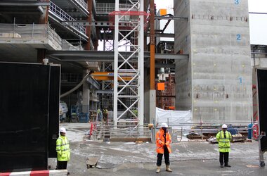 Still unfinished Shard building in London 