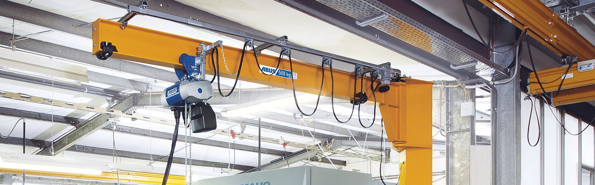 ABUS LSX pillar-mounted jib crane