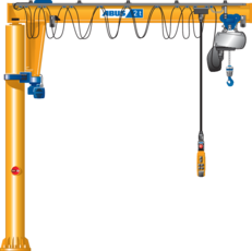 Figure ABUS column-mounted slewing crane VS